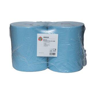 ELOwipe Putzpapier, blau, 2XL, 2 Rollen á 1000 Blatt